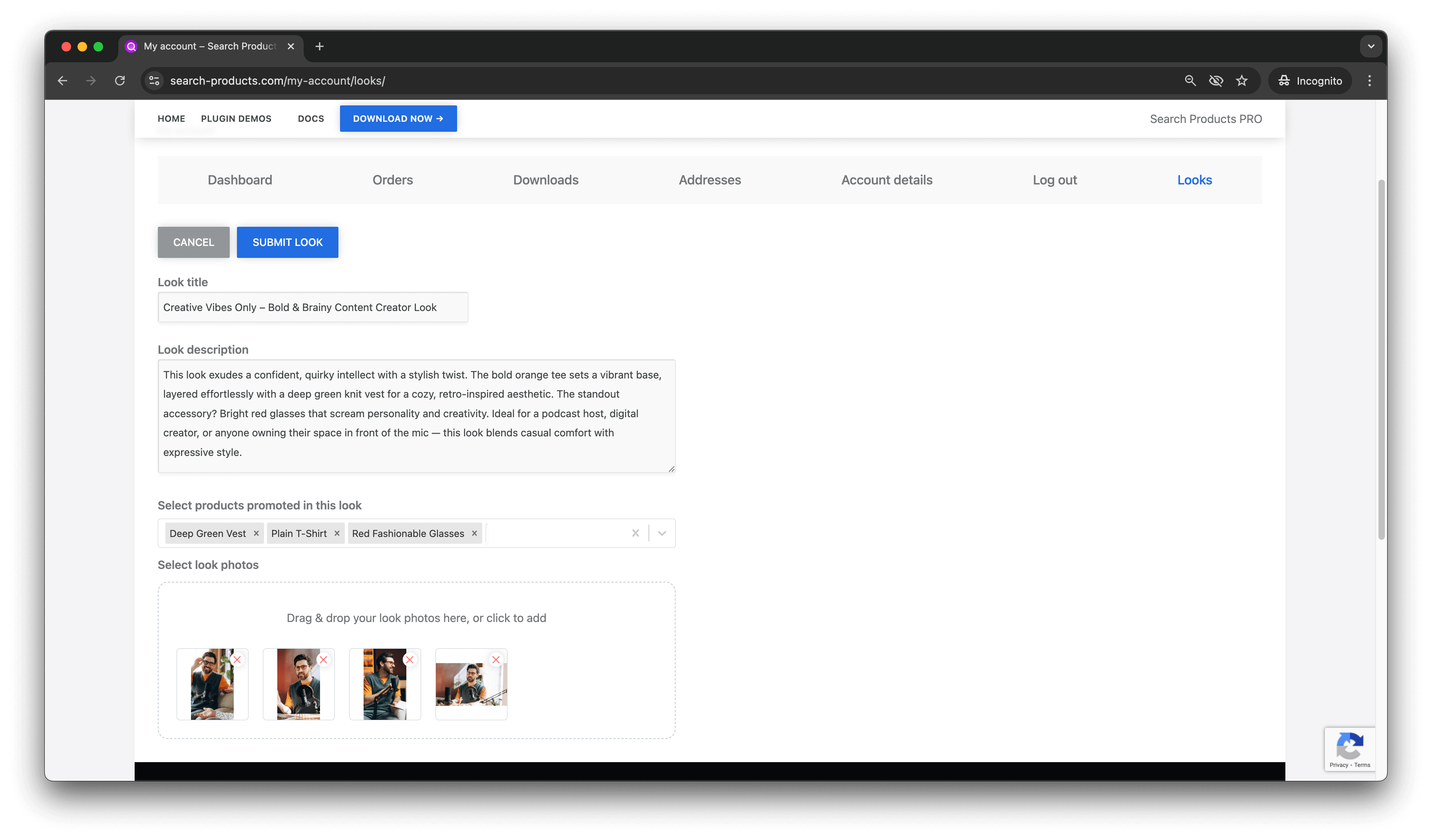 Promoter Dashboard Submit New Look
